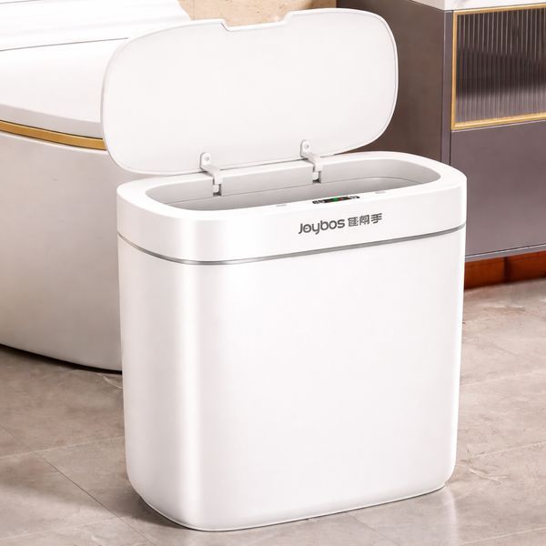 Сенсорне відро для сміття Joybos Smart Automatic 12 л з датчиком руху та системою адсорбції запахів (біле) 2897349145 фото