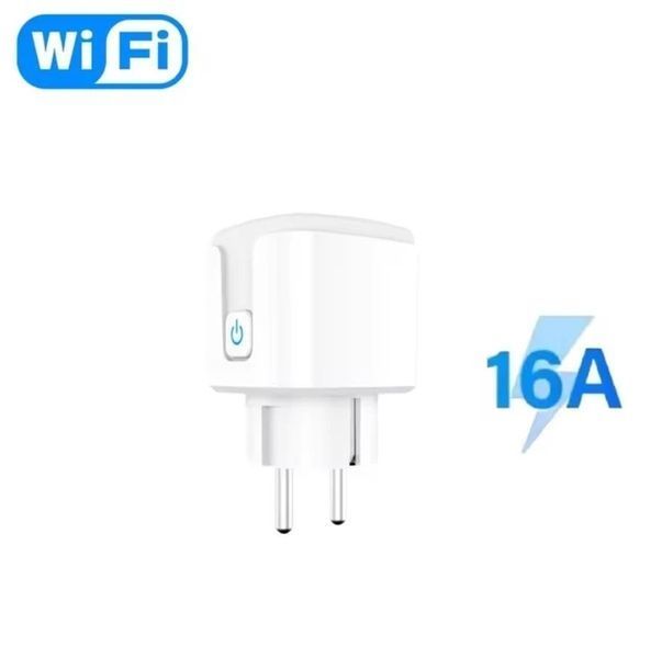 Розумна WiFi-розетка 16 А, Smart 3680 Вт/Ракетка з керуванням через телефон/Інтелектуальна розетка 2692779674 фото