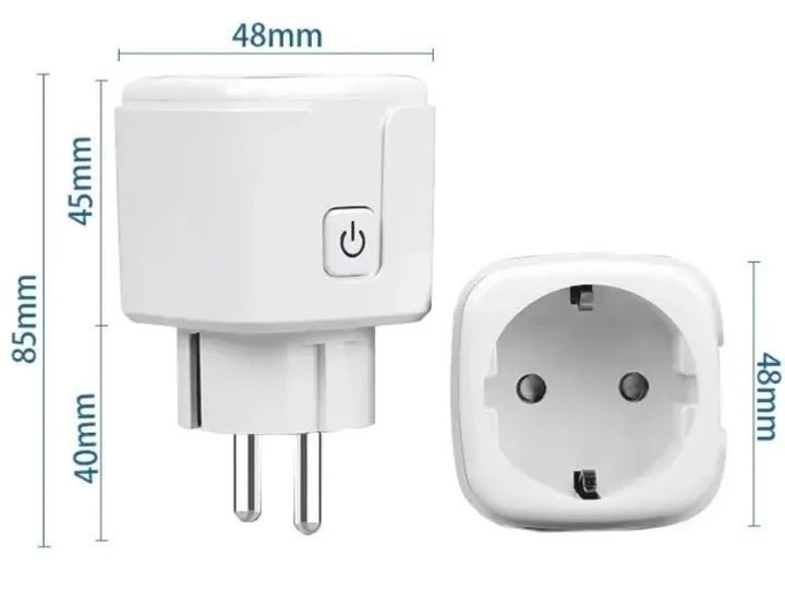 Розумна WiFi-розетка 16 А, Smart 3680 Вт/Ракетка з керуванням через телефон/Інтелектуальна розетка 2692779674 фото