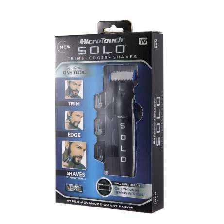 Тример- бритва для чоловіків Micro Touch Solo, чоловіча машинка для стриження волосся 936013786 фото