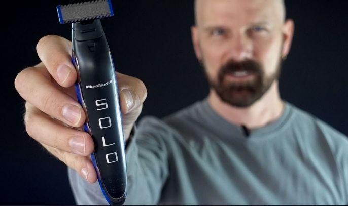 Тример- бритва для чоловіків Micro Touch Solo, чоловіча машинка для стриження волосся 936013786 фото