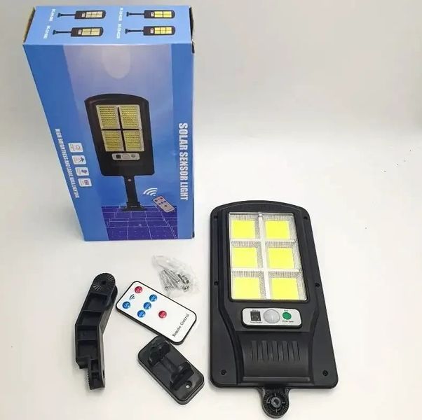Вуличний ліхтар на стовп із пультом на сонячних батареях Solar Light 6COB 1612114485 фото