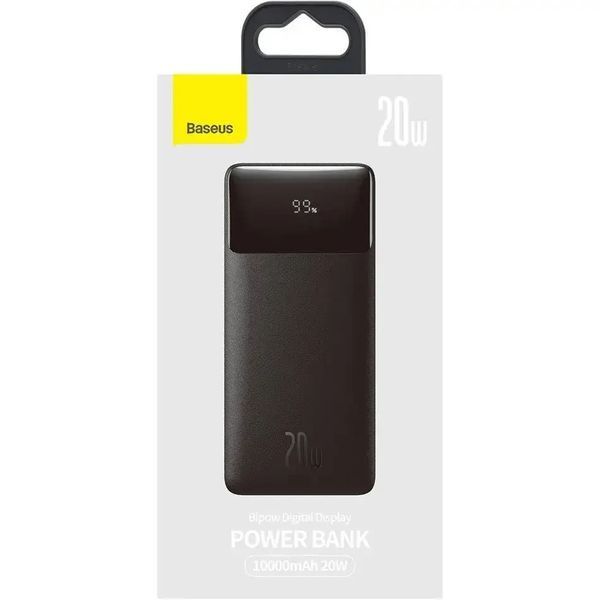 Портативна батарея Baseus Bipow Digital Display Fast Charge Power Bank 10000 mAh 20W 2871510830 фото