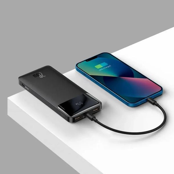 Портативна батарея Baseus Bipow Digital Display Fast Charge Power Bank 10000 mAh 20W 2871510830 фото