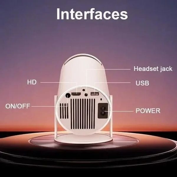 Мультимедійний портативний мініпроєктор Magcubic HY300 Android 12 З підтримкою Wi-Fi Bluetooth 4K UHD 2422836706 фото