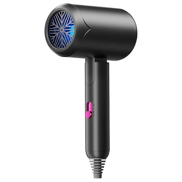 Фен для волосся складаний стайлер Air Blower LY-811, потужність 1800 Вт, 3 швидкості, іонізація, сірий 2543064739 фото