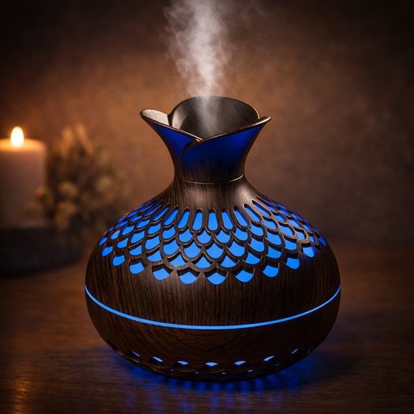 Cool Mist Humidifier 300 мл &mdash; портативний ультразвуковий зволожувач повітря із 7-колірною LED-підсвіткою 2892810286 фото