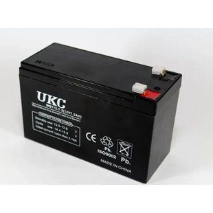 Необслуговуваний акумулятор для безперебійника 12V/7Ah UKC 1884 акб для дитячого електромобіля 1995455917 фото