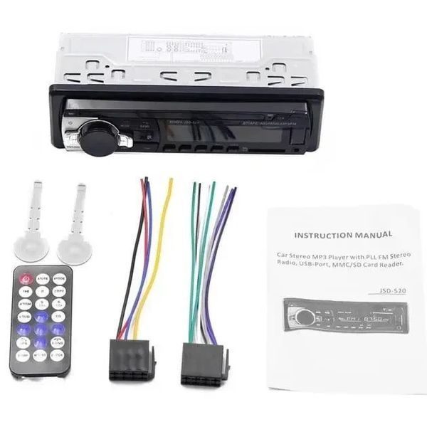 Автомагнітола з чистим звуком з USB і BLUETOOTH, акустика в автомобіль 2273934220 фото