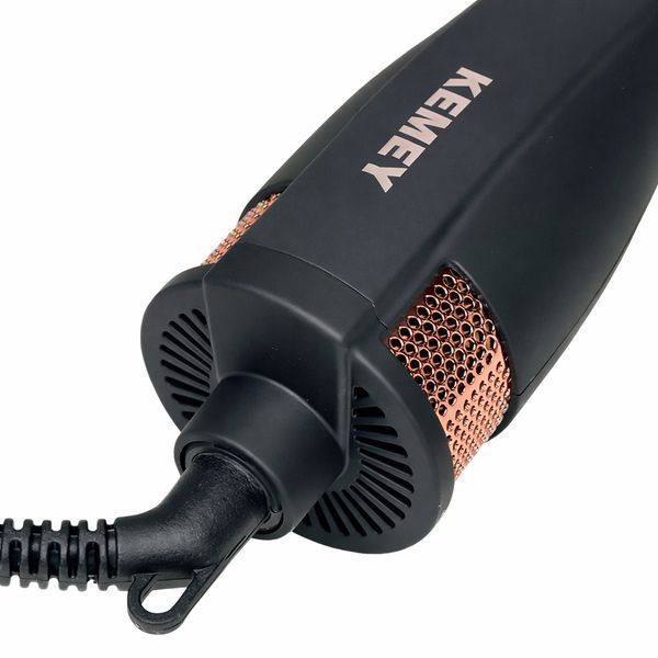 Фен-стайлер для волосся KEMEY KM-9205, 1000W, 6 насадок для укладання, з функцією брашингу та випрямлення 2898497528 фото