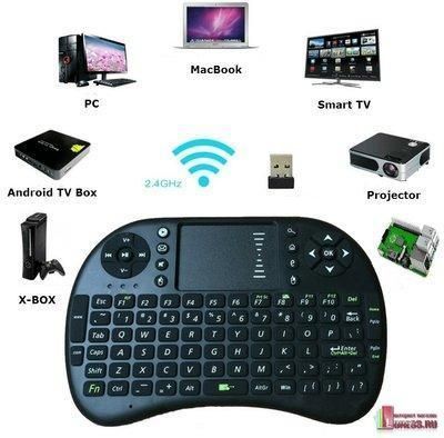 Бездротова мініклавіатура i8 для смарт ТВ/ПК/планшетів ⁇ KEYBOARD 939986918 фото