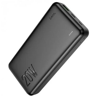 Зовнішній акумулятор Power bank HOCO J87A Tacker PD20W+QC3.0 20000mAh акумулятор зарядка Чорний NJ87A фото