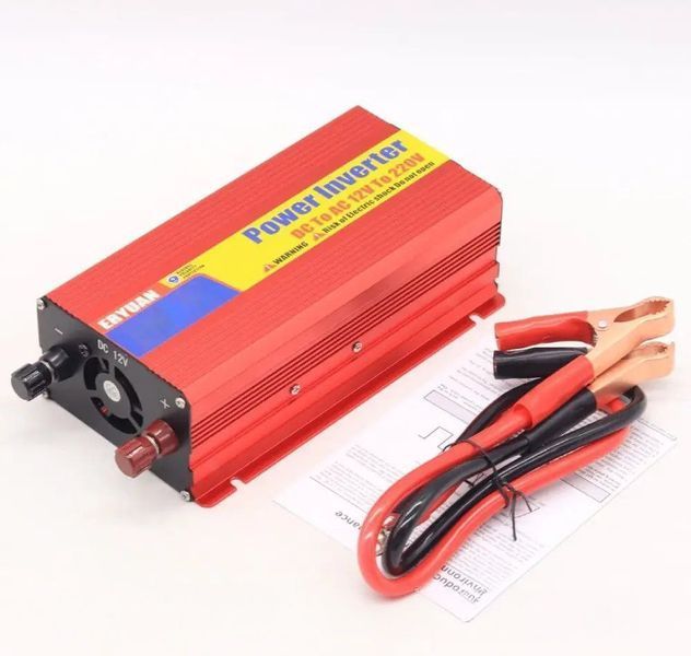 Перетворювач напруги інвертор UKC AR 5000W 12-220 V Автомобільний перетворювач 2468432352 фото