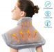 Електрогрілка для спини та шиї Heating Pad Електрична грілка проти болю в спині та шиї 2386407557 фото 1