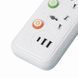Подовжувач WL-2 на 1.8 м: мережевий фільтр з 2 розетками, портами Type-C і 2xUSB, 2500 Вт/переноска з юсб 2901707902 фото 3