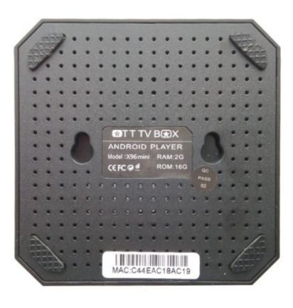 Приставка смарт тв бокс smart tv box x96 mini 4-ядерна 2 Гб/16Гб андроїд 7.1.2 чорний 4K 2595851326 фото