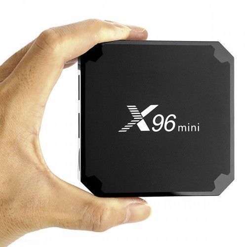 Приставка смарт тв бокс smart tv box x96 mini 4-ядерна 2 Гб/16Гб андроїд 7.1.2 чорний 4K 2595851326 фото
