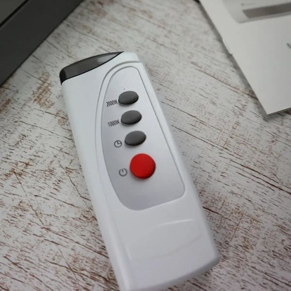 Настінний нагрівач із пультом керування Domotec 5961MS теплова завіса, 2 режими обігрівання, холодне обдування, 2303144179 фото