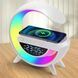 Настільна смарт-лампа, нічник BT-3401 RGB Rainbow Light-Wireless Happy Light з Bluetooth колонкою + бездрот 2049204232 фото 1