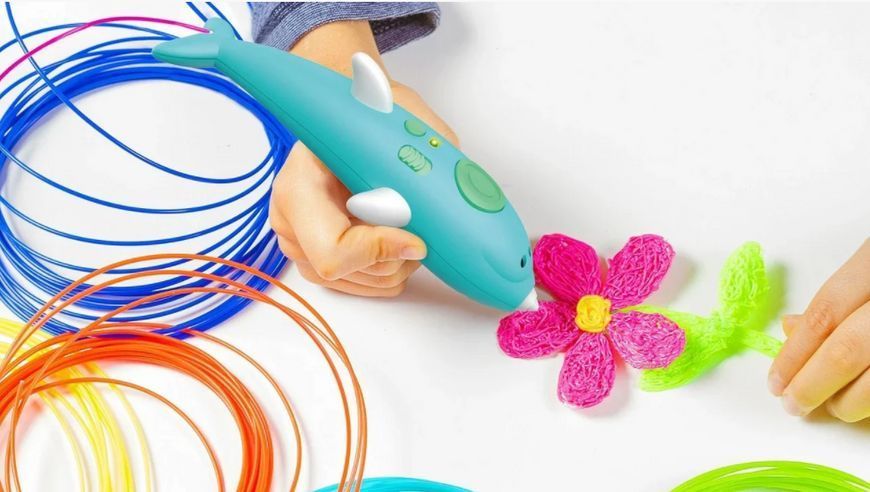 3D Ручка PEN-2 з LCD-дисплеєм + Пластик! Крута ручка для малювання! 1326802871 фото