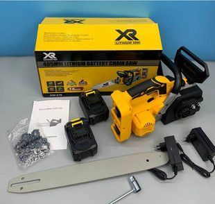 Ланцюгова акумуляторна пила з двома акумуляторами DW 216 1600 Вт 21V Li-Ion 2254518631 фото