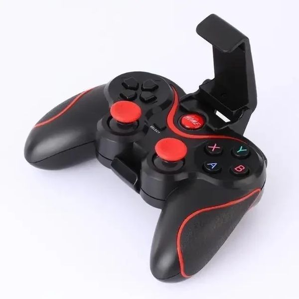 Бездротовий джойстик Terios T-3 для Android iOS PC PS3 TV Box Smart TV Black 2850962797 фото