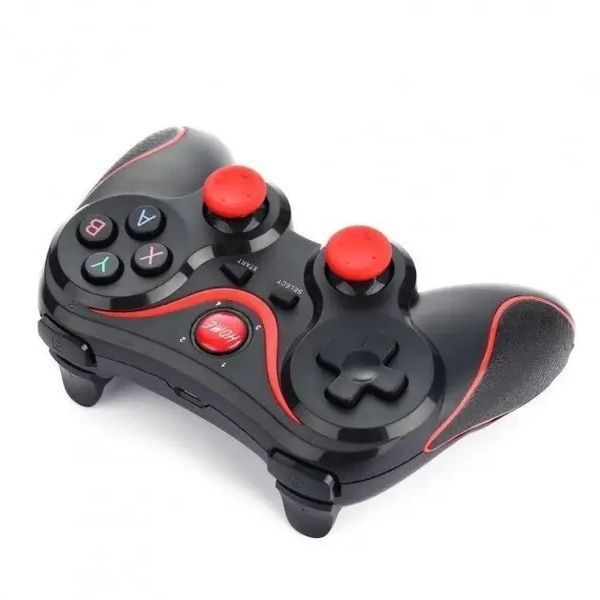Бездротовий джойстик Terios T-3 для Android iOS PC PS3 TV Box Smart TV Black 2850962797 фото