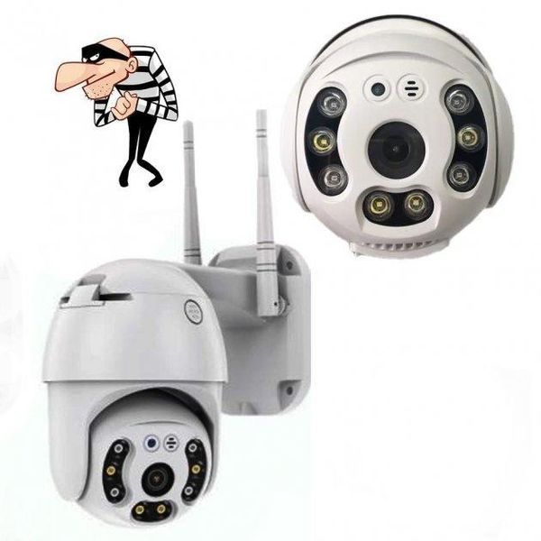 Поворотна вулична IP-камера відеоспостереження PTZ WiFi xm 2mp з віддаленим доступом 1714338233 фото
