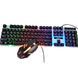 Комп'ютерна клавіатура з підсвіткою геймерська UKC M416 ART-5559 Combo Gamer ігрова клавіатура з мишкою 1804311192 фото 1