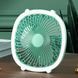 Портативний вентилятор акумуляторний із кільцевою лампою Breeze Silent Fan бездротовий, 3 режими, регулювання 2700906549 фото 2