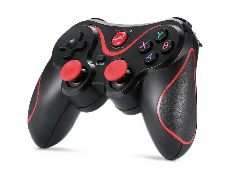 Бездротовий джойстик Terios T-3 для Android iOS PC PS3 TV Box Smart TV Black 2850962797 фото
