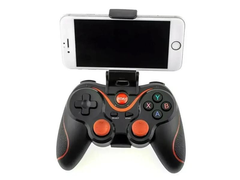 Бездротовий джойстик Terios T-3 для Android iOS PC PS3 TV Box Smart TV Black 2850962797 фото
