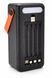 Power Bank 80000 mAh із сонячною панеллю та ліхтариком YM-638CX, Потужний зовнішній акумулятор 4 USB, Чорний 2862654155 фото 3