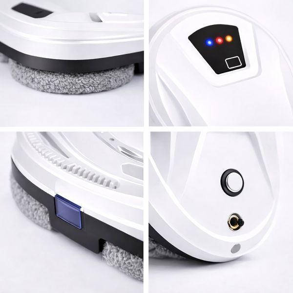 Робот для миття вікон Germatic W14S &mdash; ультразвукове зволоження, пульт ДУ, страховка 2876812145 фото