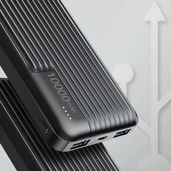 Зовнішній акумулятор PowerBank 10000 mAh, LENYES PX161 / Портативний акумулятор / Повербанк для телефона / УМБ 2290693184 фото