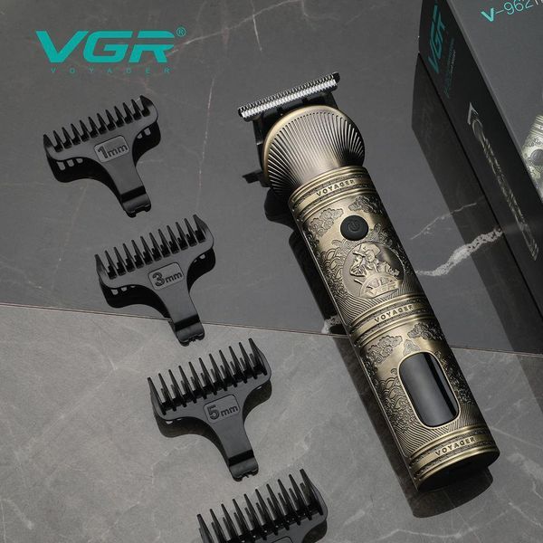 Професійний тример для гоління, стайлінгу бороди та стриження VGR V-962 (мультитример акумуляторного типу) 1930988434 фото