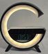 Нічник акумуляторний із годинником G BT-3401 Smart Light Sound Machine Чорний 2256981458 фото 2