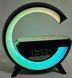 Нічник акумуляторний із годинником G BT-3401 Smart Light Sound Machine Чорний 2256981458 фото 3