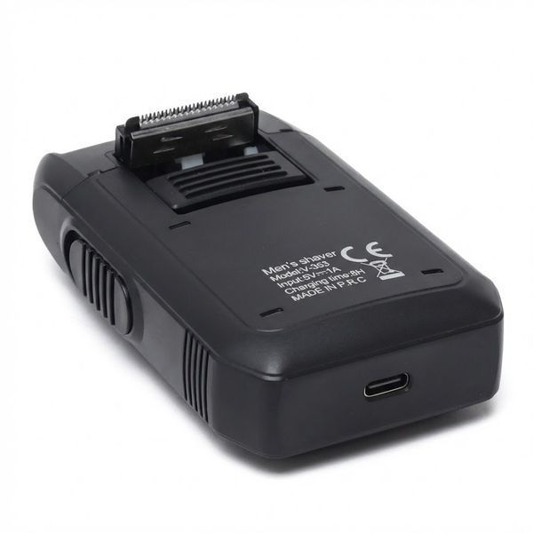 Електробритва портативна VGR V-353 з USB, Чорна/Професійна чоловіча машинка для гоління 2902220151 фото