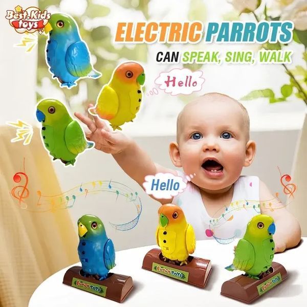 Інтерактивний папугу Funny Parrot для мовних навичок TT8005 Жовтий 2178827370 фото
