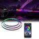Підсвітка салону Ambient light Rgb, світлодіодна стрічка торпеди USB Bluetooth багатобарвна 2341840028 фото 1
