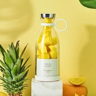 Портативний блендер FRESH JUICE мініблендер для смузі зручний переносний блендер пляшка 1816781547 фото