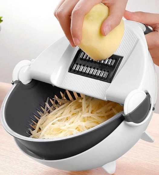 Багатофункціональна обертова овочерізка WET BASKET 2642662257 фото