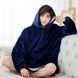 Толстовка плед із капюшоном Huggle Hoodie Синій 1670121214 фото 4