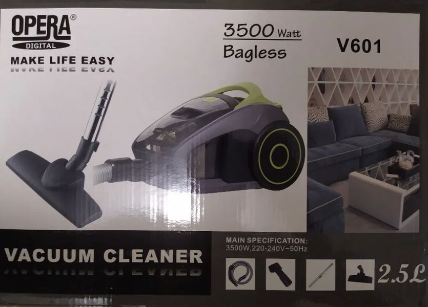 Пилосос без мішка циклонний Opera digital V-601 3500 Ватів 2.5 л 1251931639 фото