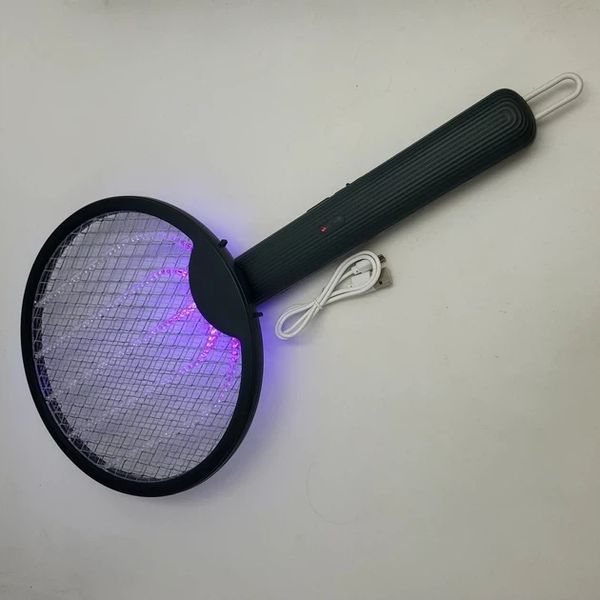 Мухобійка акумуляторна електрична складна знищувач комах UKC Electric Mosquito Swatter 3090977255 фото