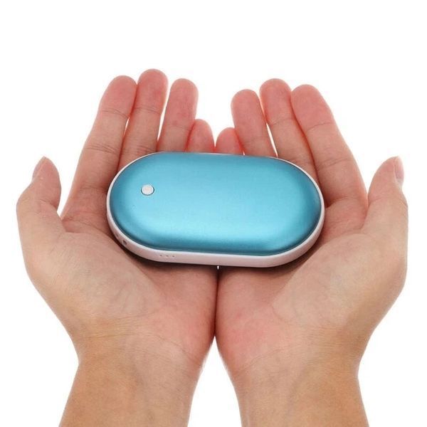 Грілка для рук і повербанк 2 в 1 Pebble hand warmer Грілка-повербанк 5000 mAh Power Bank з підігрівом 3054084405 фото