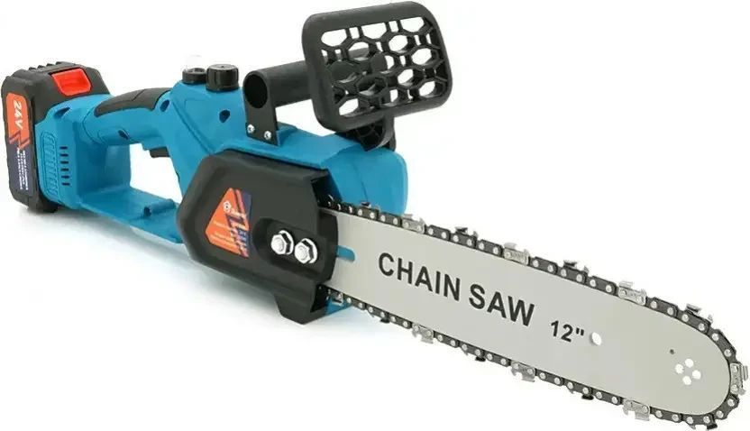 Акумуляторна ланцюгова мініелектропила 8" Chain Saw Потужний гілкоріз із 2 акумуляторами 2524672561 фото