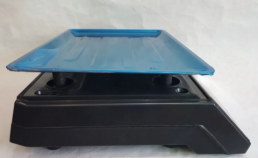 Торгові ваги електронні з калькулятором Crystal 50 kg 6V Чорний Найкраща ціна! 1253547241 фото