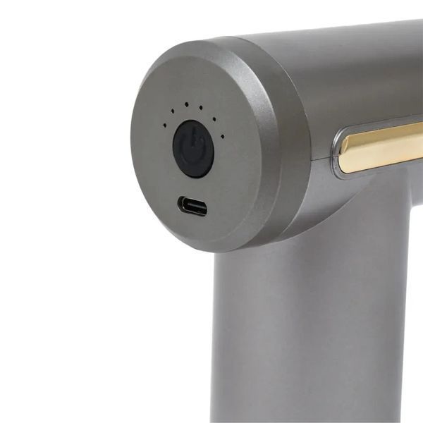 Масажер м'язовий ручний Massage Gun Акумуляторний перкусійний Масажний 4 насадки для рук ніг шиї 2303266851 фото